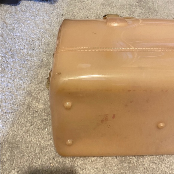 Furla Beige Glossy Satchel - Picture 8 of 8